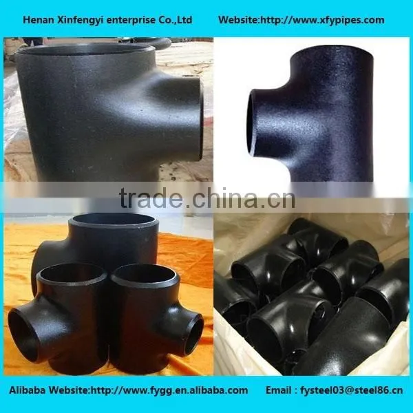Seamless Butt Welded Tee Carbon Steel Pipe Fitting photo-4