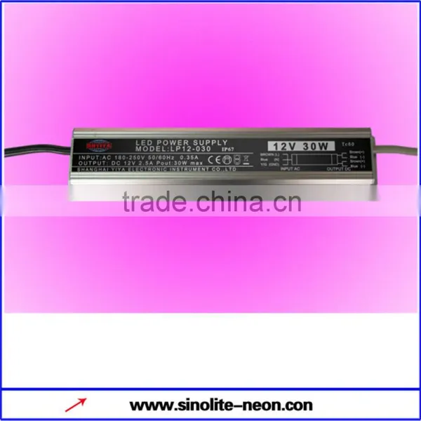2015 SINOLITE LP12-030 LED Waterproof Power Supply With Certificate