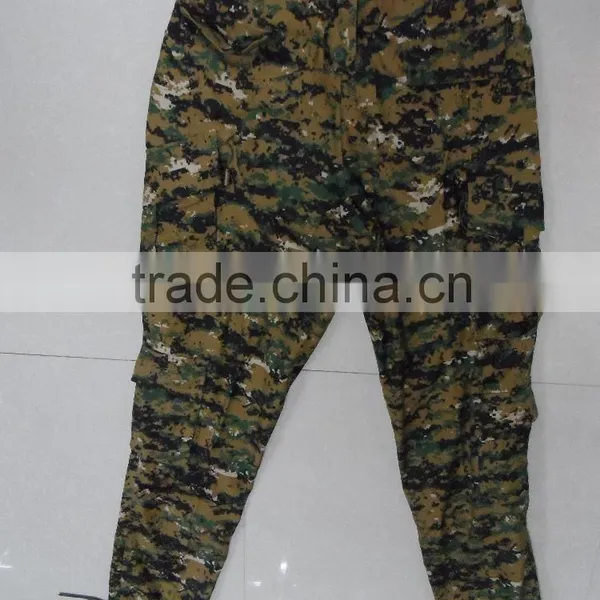 OEM Cotton Polyester Ripstop Jordan Army Green Digital Camouflage Tactical ACU Military Uniform photo-3