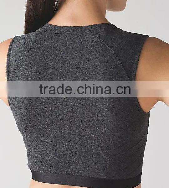 Women Gym Sports Shirts Yoga Tank Tops Sleeveless Vest Fitness Running Clothes Tank Tops photo-5