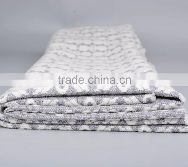 New Products 2016 Cheap Fashion Acrylic Polyester Yarn Dyed Knit Jacquard Fabric photo-3