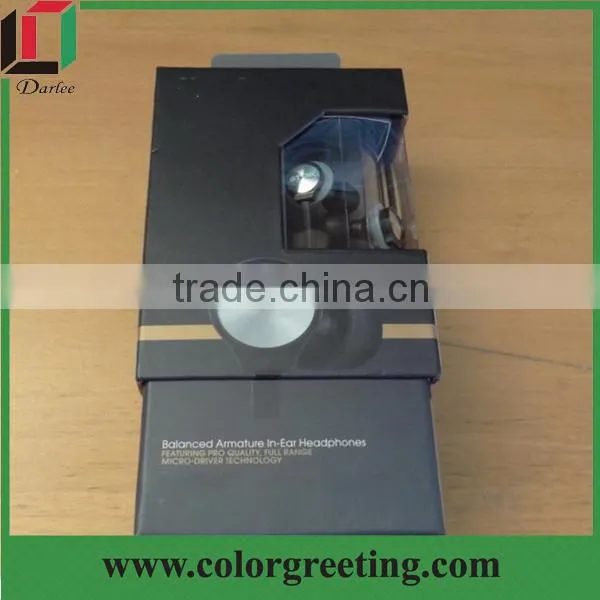 Retail Earphone Plastic Box Custom Earphone Packaging Box China Electronic Paper Gift Box Supplier photo-2