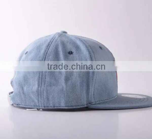 High Quality Custom Blank Flat Cap Wholesale Snapback Cap Cotton Hip Hop Cap photo-2