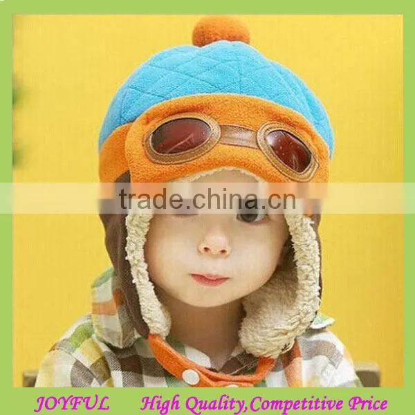 Pilot Aviator Crochet Earflap Boys Winter Warm Beanie Hat