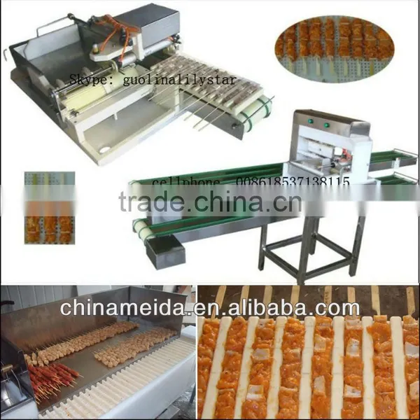 Home Restaurant use automatic skewer machine bbq skewer machine