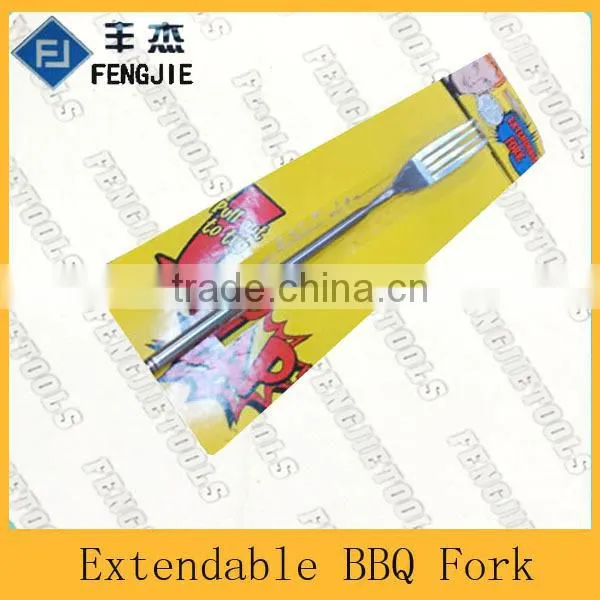 Fengjie High Quality Retractable Stainless Steel BBQ Metal Skewers photo-4