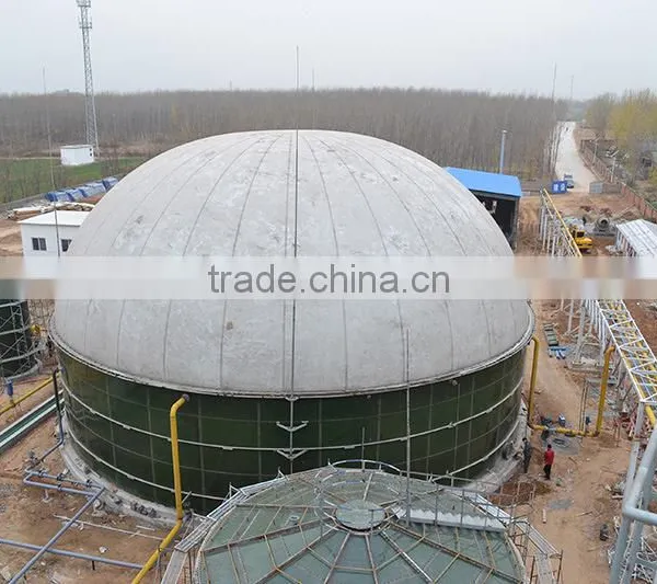 Biogas Storage Tank Biofuel Storage and Processing Glass Fused to Steel / GFS Tanks Biogas Holder photo-3