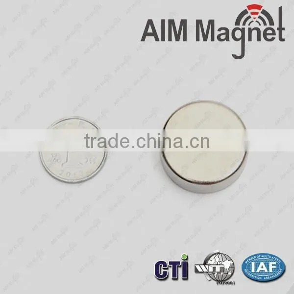 ISO/Reach,RoHs Thin Small Disc/cylinder N52 Neodymium Magnet photo-5