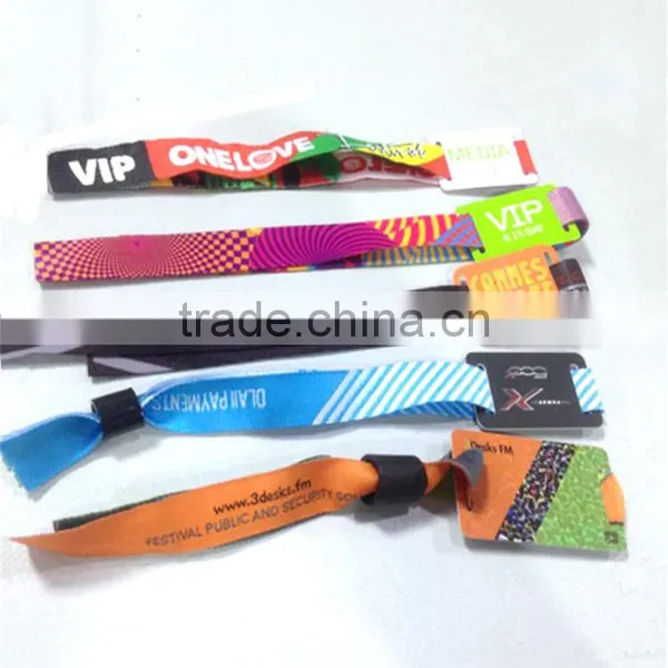 China Supplier RFID Smart Woven Thread Wristbands photo-3