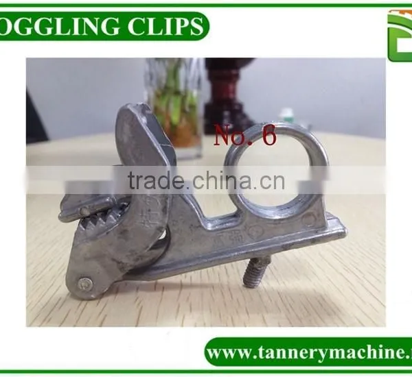 Cow Cattle Buffalo Leather Cast Aluminium Clamp photo-5