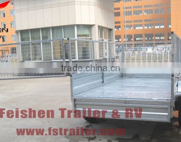 Hot Dipped Galvanized Tandem Cage Trailer photo-4