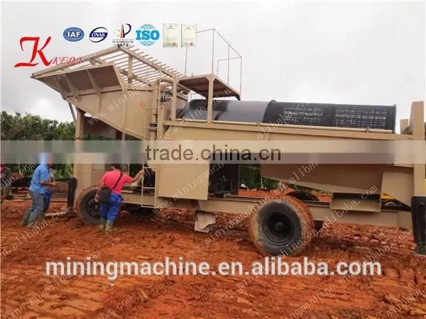 Alluvial Gold Wash Plant With Trommel,vibrating Sluice,shaking Table With Patent For Sale photo-2