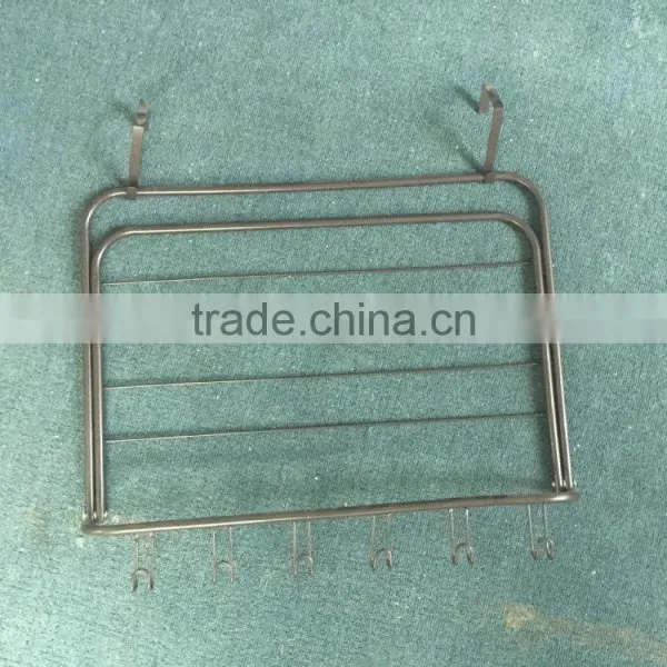 School Home Over Door Hanger Shelf With Hooks and Clothes Drying Rack photo-4