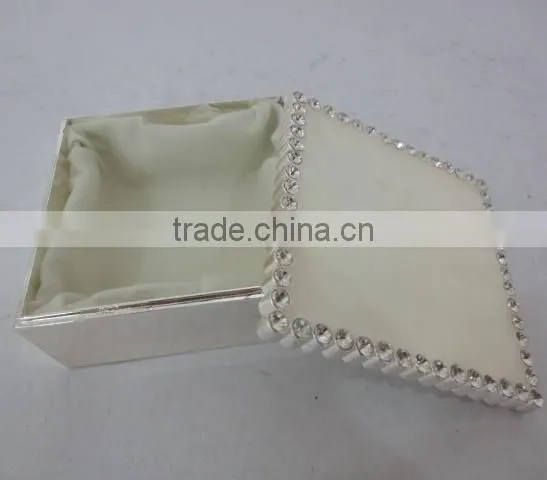 Enamel Jewelled Metal Alloy Trinket Box Jewel Box photo-3