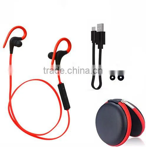 Sport Wireless Bluetooth 4.1 Stereo Ear Hook Headset, Dual Ears Smart Bluetooth Headsets For Wholesale photo-6