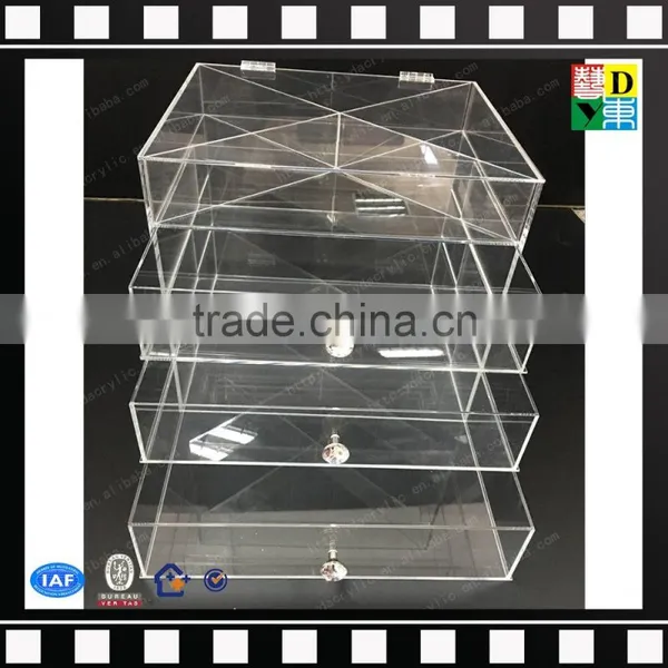 2016 Manufacturer Supply 3/4/5/6 Drawer Acrylic Makeup Organizer Wholesale photo-6