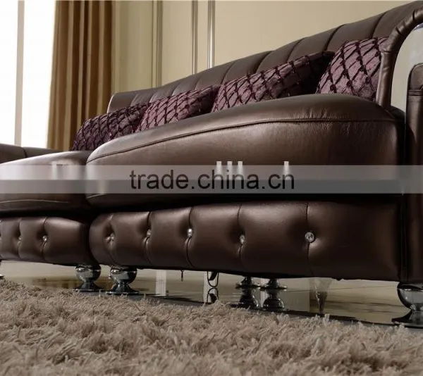 2015 Home Living Room Furniture Leather Sofa photo-6
