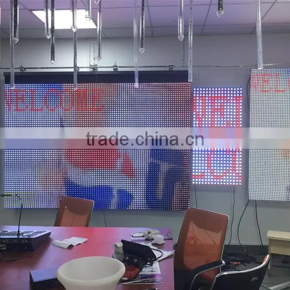New Indoor P25mm DVI Foldable Flexible Led Curtain Display photo-3