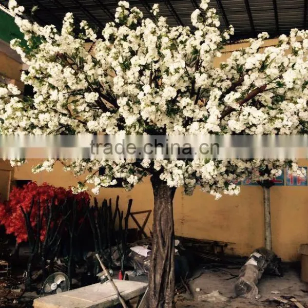Artificial Cherry Blossom Tree for Decoration China Fake Garden Fiberglass Tree Decor photo-2
