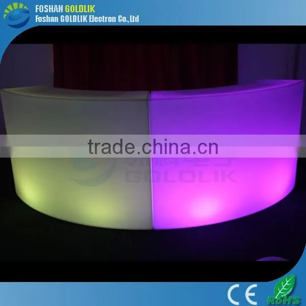 Nightclub Led Plastic Bar Counter With Unique Design GKT-021BC photo-6