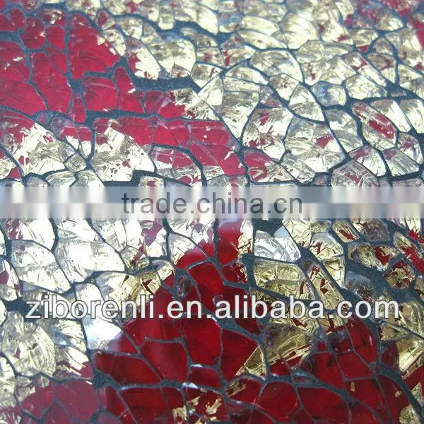 Gift Set Crackle Mosaic Iridescent Glass Hearts photo-6