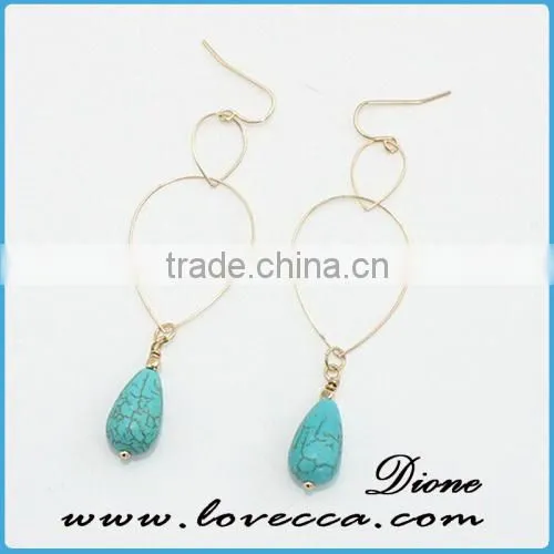 Wholesale Jewelry Newest DesignTurquoise Dangle Earring photo-2