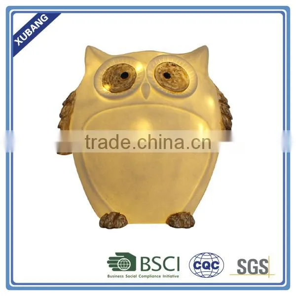 Cute Owl Animal Statues Garden Lights Decoration photo-4