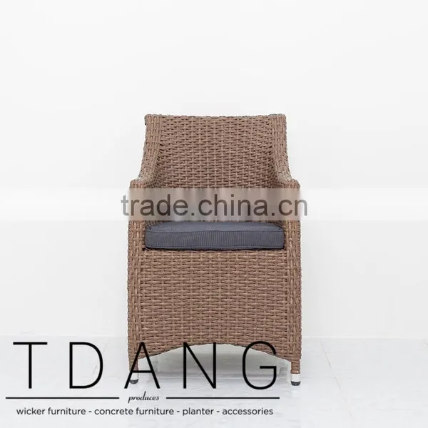 Largo Wicker Dining Chair - Vietnam Poly Rattan - Outdoor Patio Furniture photo-3