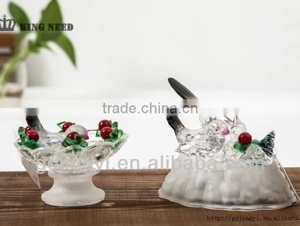 Buautiful Acrylic Table Decoration With LED for Hummingbird