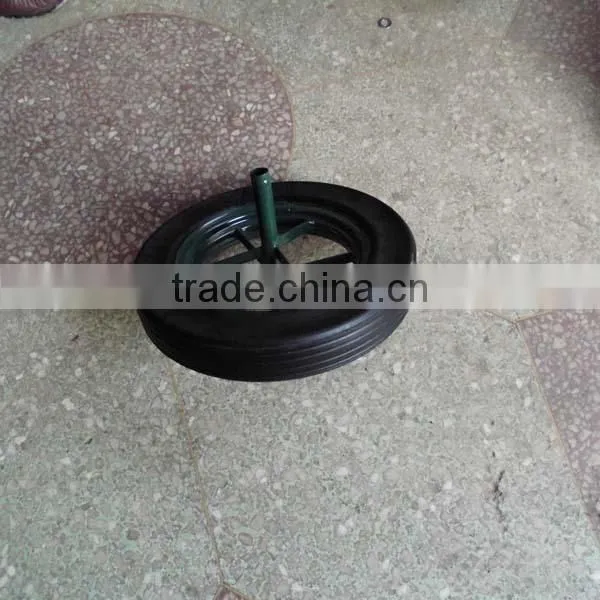 Solid Wheel 14x4 Solid Rubber Wheel 14*4/4.80 photo-5