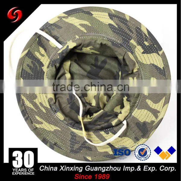 Camo Military Boonie Hat/custom Bucket Hat With String/embroidery Bucket Boonie Custom Hat photo-2