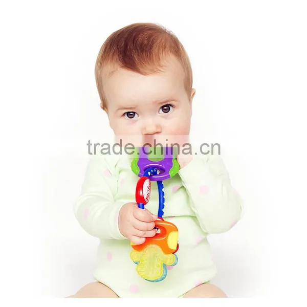 China Hard/Soft Baby Teething Keys Toy photo-2