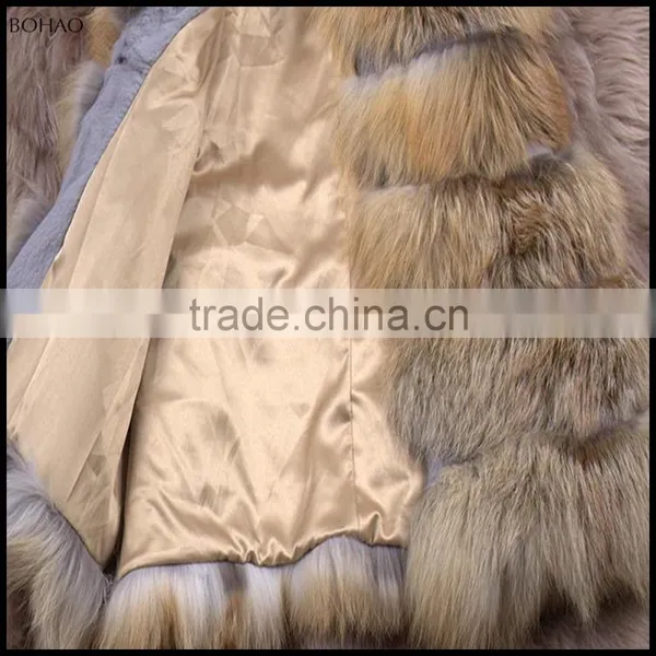 New Arrival 2016 Winter Warm Fsahion Long Women Faux Fur Vest Long Fox Fur Vest photo-5