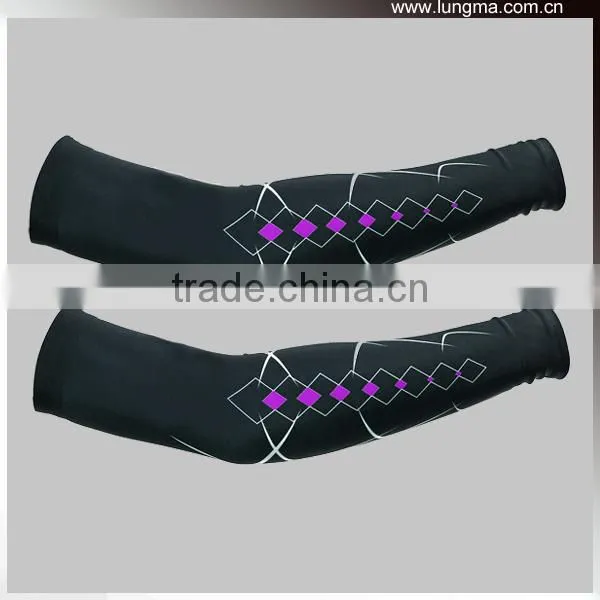 (L/XL) Black Compression Arm Sleeves photo-4