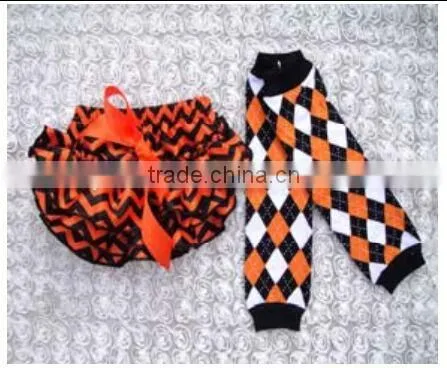 2016 Chian Product and Wholesale Halloween Set With Romper and Tops and Legging Warmer for Baby photo-6