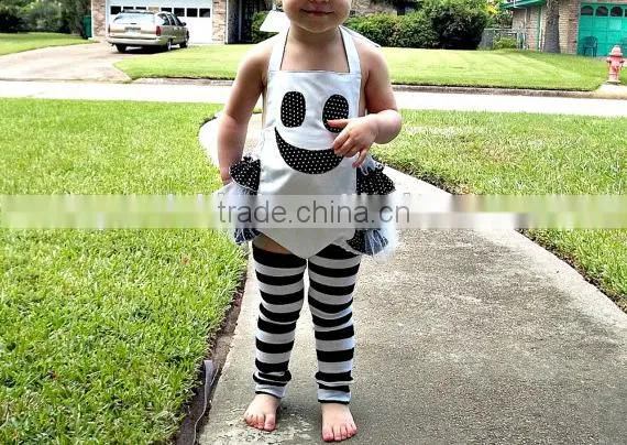 Halloween Boutique Clothing Baby Girl Halloween Outfit Pumpkin Romper Baby Romper photo-5