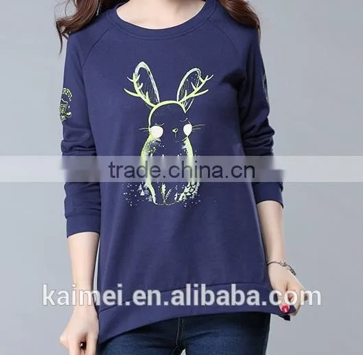 Eco-friendly Quick Dry Hot Design Factory Produced Best-selling High Quality Cvc Printed Sweatshirt CVC(80/20) photo-2