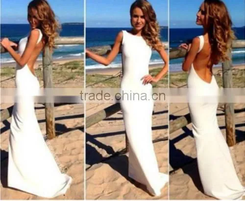Wholesale Customized Women 100% Cotton Multi Color Striped Long Maxi Dress photo-2