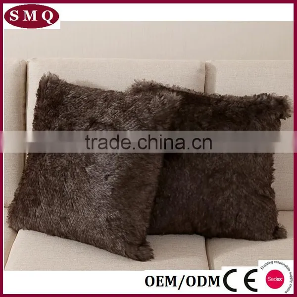 Home Decor Faux Fur Body Pillow photo-4