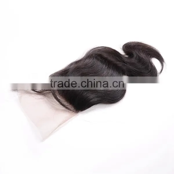 Free Parting Human Hair Closure Piece Hot Sale Top Quality Cheap Silk Base Closure With Baby Hair photo-6