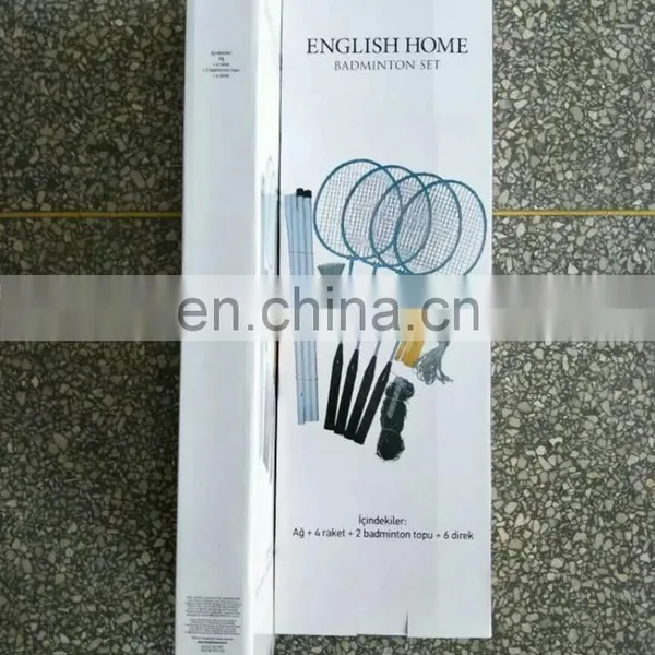 4 Badminton Racket Beach Badminton Shuttlecock Set With Net photo-3