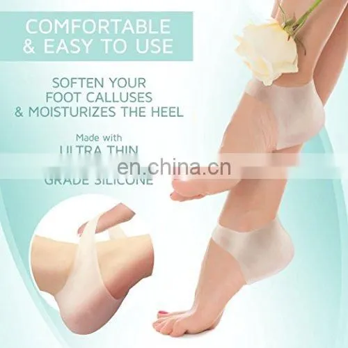 Deluxe Plantar Fasciitis Silicone Heel Sleeve Feet photo-4