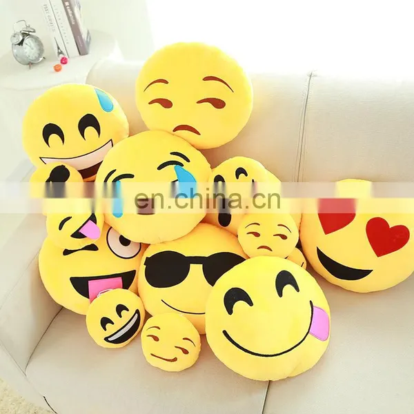 Factory Cheap Custom Plush Emoji Pillow With Led Light photo-4