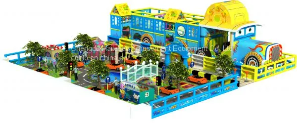 HLB-7010A Игровая площадка для машинок с дорожным движением для дошкольников