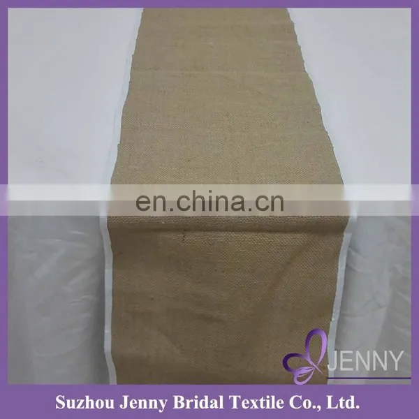 TR016A Jenny Bridal Hot Sale Burlap Table Runner photo-2