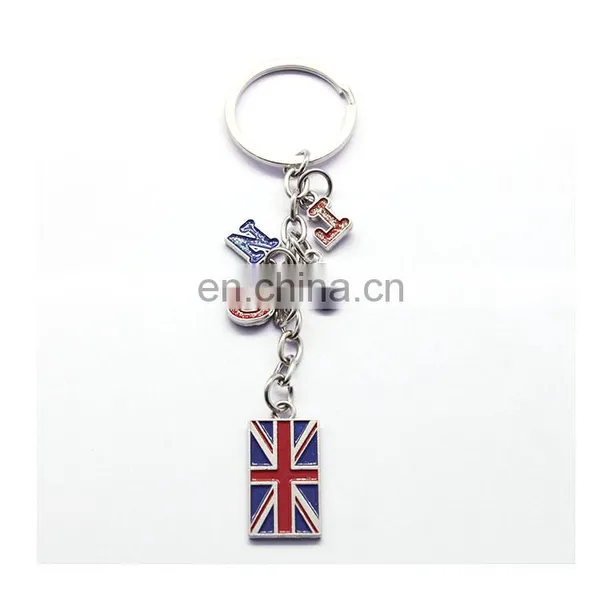 Polished Nickel Key Shape Keychain photo-3