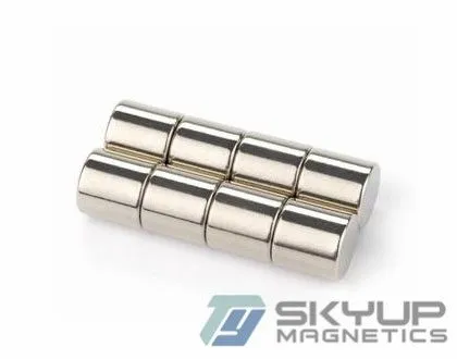 Cylinder Magnets N35 Sintered Rare Earth Strong Neodymium Magnet Bulk Super Magnets photo-4