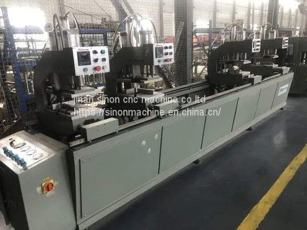 China Four Head Welding PVC UPVC Door Window Making Manufacturing Machine photo-4
