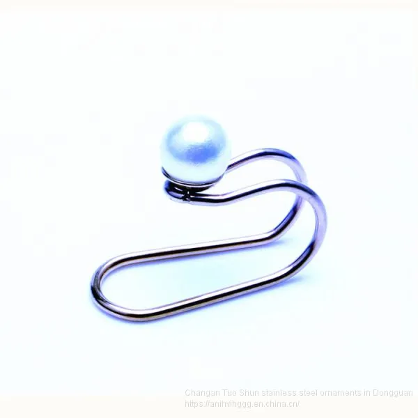 Wholesale Manufacturers Without Ear Pierced Ears Can Wear Nose Clip Ear Clip Titanium Steel Earrings Nose Clip Foreign Trade Wholesale photo-3