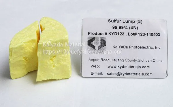 Sulfur S 99.999% KYD photo-3